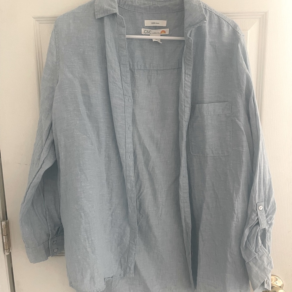 C&C California Linen Top